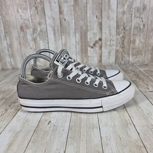 Converse All‎ Star Low Top Canvas Sneakers Casual Shoes Gray Unisex Size 7